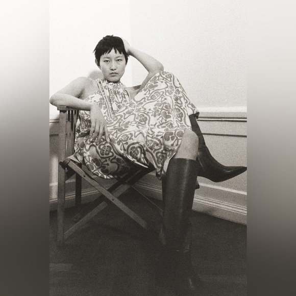 Rodebjer maxi dress unique beach runway Parisian revolve Ssense eclectic medium - Picture 2 of 9